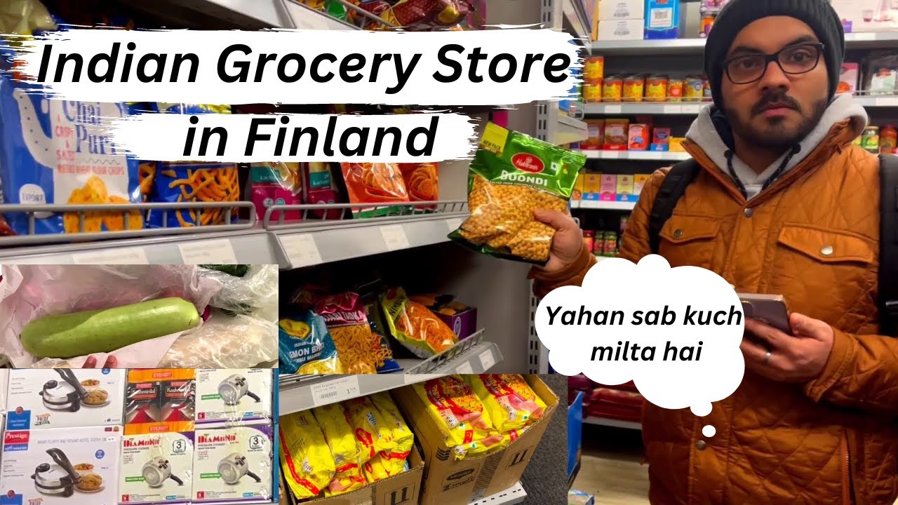 Vlog#33 | Indian Grocery and Kitchen appliances Store in Finland | Hakaniemi, Helsinki | Hindi