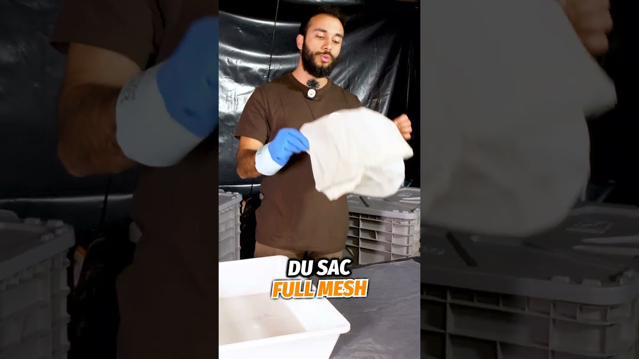 Faire du dry Hash chez soi &agrave; la glace carbonique #dryice #dryhash #hash #420 #sift #drysift