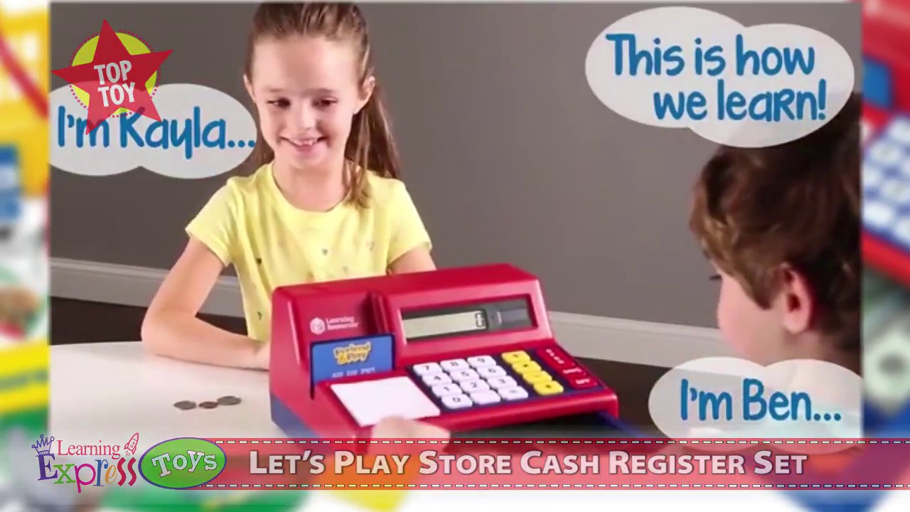 Let&rsquo;s Play Store Cash Register Set - Top Toy