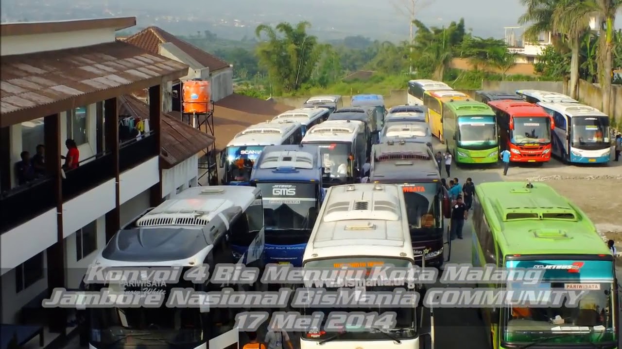 Konvoi 4 Bus Jambore Nasional Bismania Community 2014 bersama BMC Bandung
