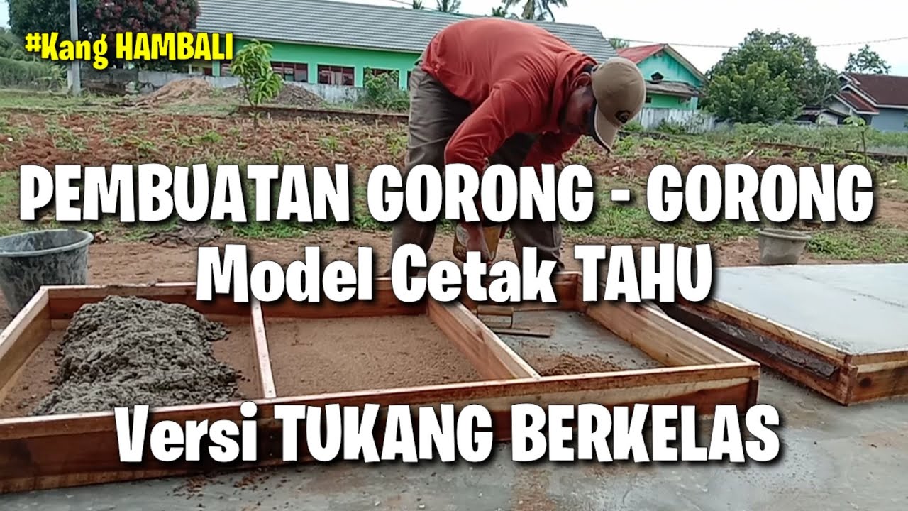 Tutorial Cara membuat Gorong - Gorong Model Cetakan TAHU | Tukang Berkelas | Kang Hambali