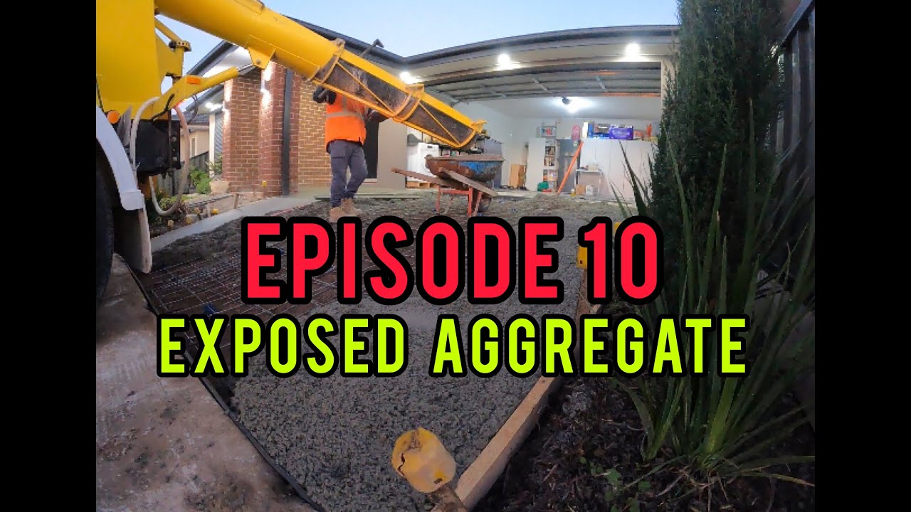 🇦🇺 AUSTRALIAN EXPOSED AGGREGATE- POURING🇦🇺
