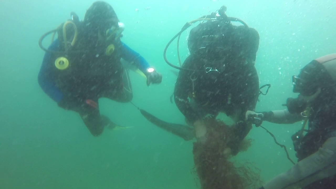 Limpeza dos Mares ACATMAR - Etapa Ilha das Gal&eacute;s (Green Divers)