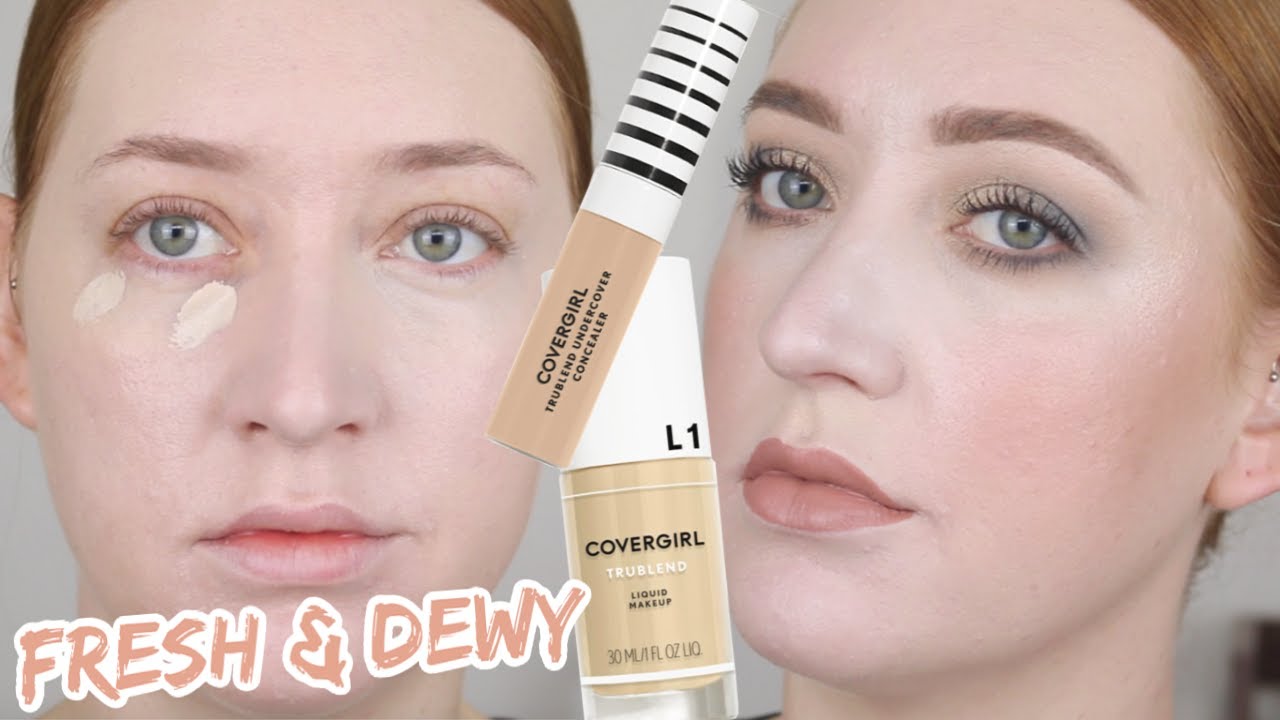 COVERGIRL TruBlend Undercover Concealer & TruBlend Foundation Review | FAIR/PALE SKIN