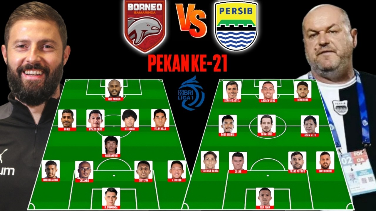 Persib bandung vs Borneo fc  Pekan ke 21  | Persib Bandung Potential  Lineup | Bri Super League 2026