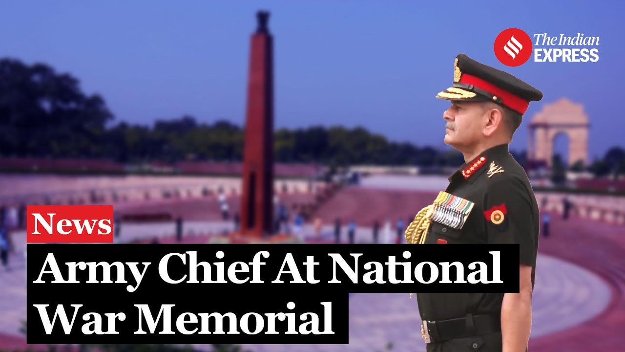 Chief Of Army Staff General Upendra Dwivedi Lays Wreath At National War Memorial