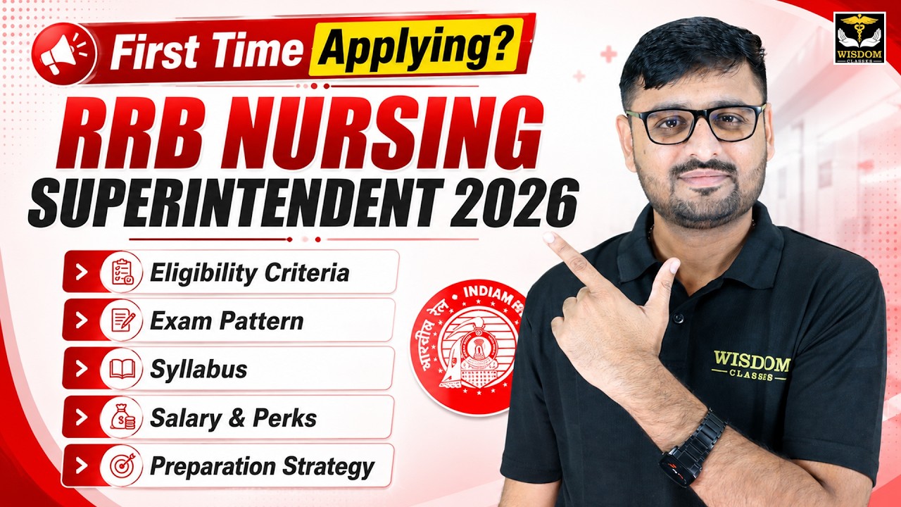 RRB Vacancy 2026 | RRB Nursing Superintendent 2026 Exam Pattern, Eligibility & Salary All Details