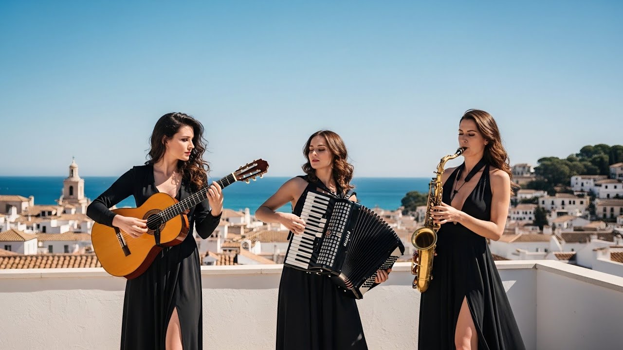 Luxury Relaxation Soundscape | Flamenco Guitar, Accordion & Saxophone
