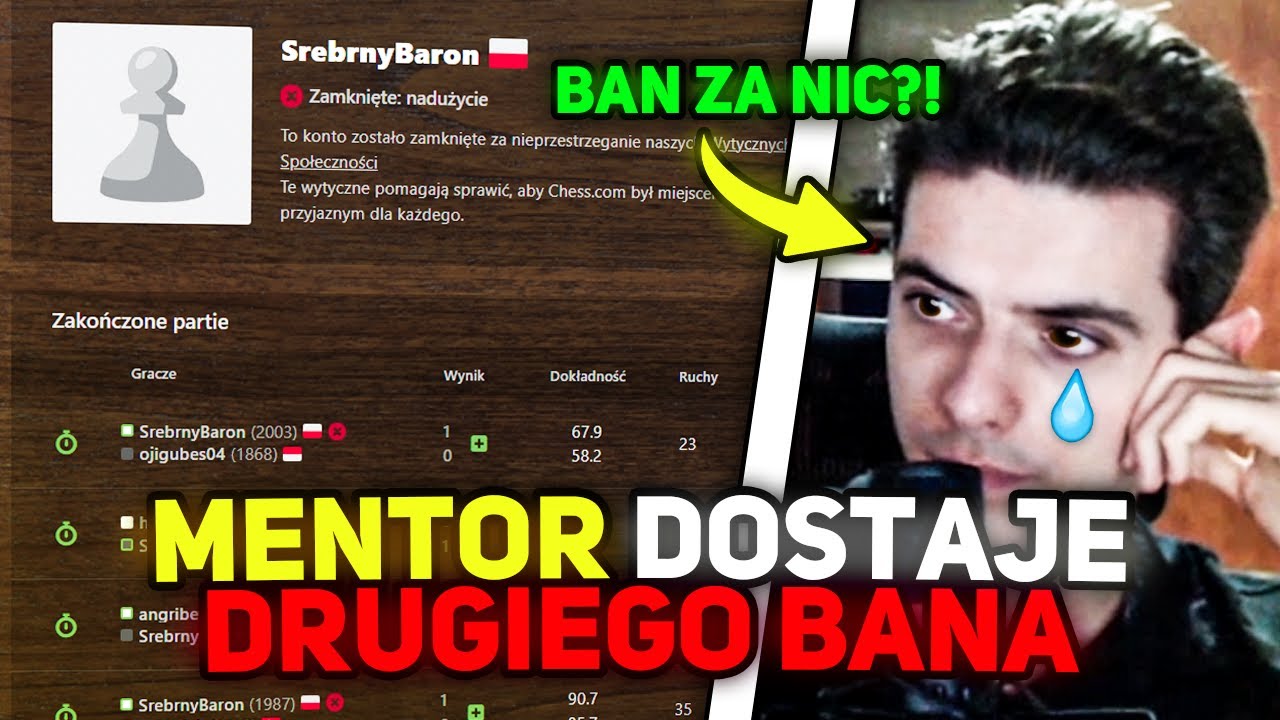 SZACHOWY MENTOR DOSTAJE DRUGIEGO BANA W JEDEN DZIEŃ ☠️