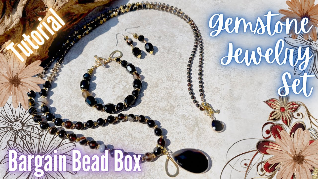 Convertible Gemstone Necklace, Bracelet, & Earrings | Jewelry Tutorial | Bargain Bead Box