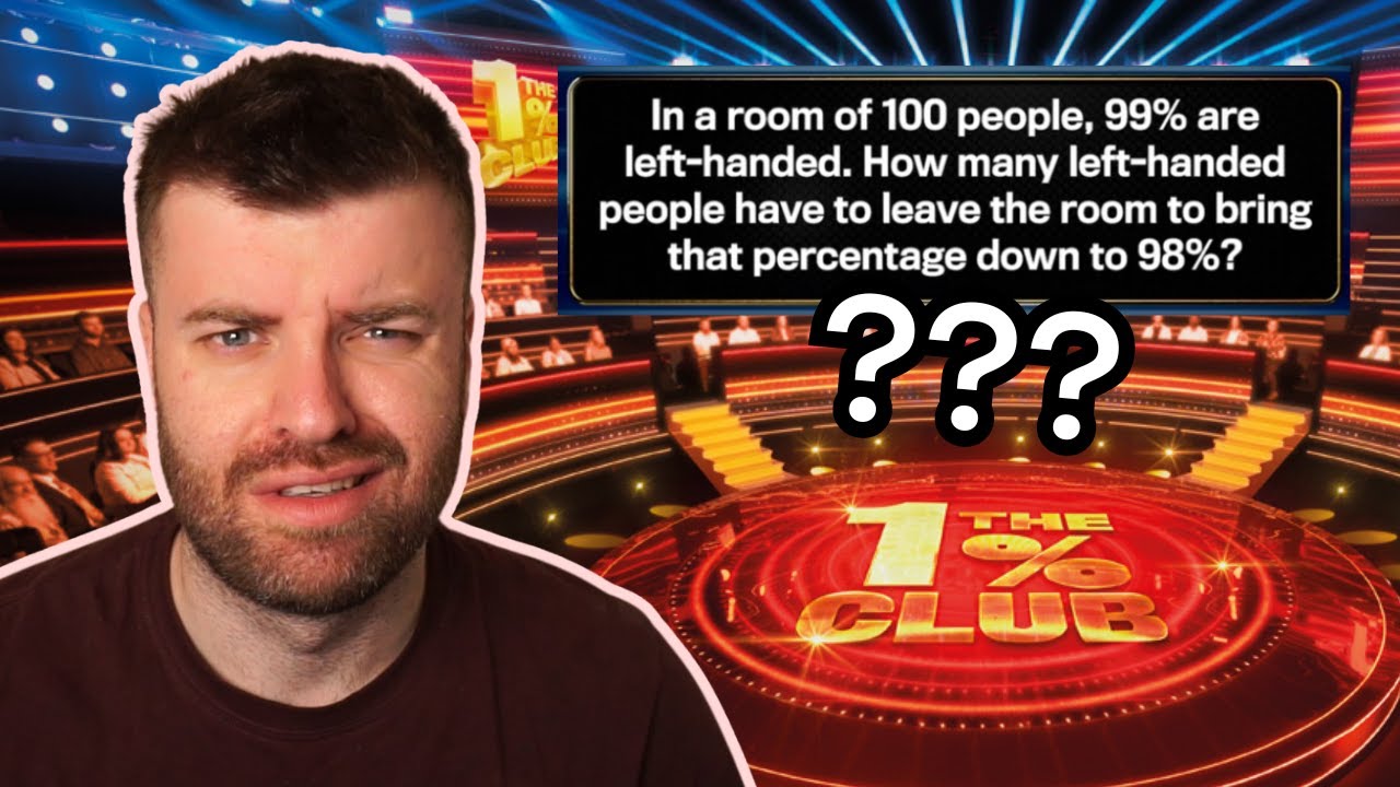 Can You Solve The HARDEST 1 Percent Club Questions???