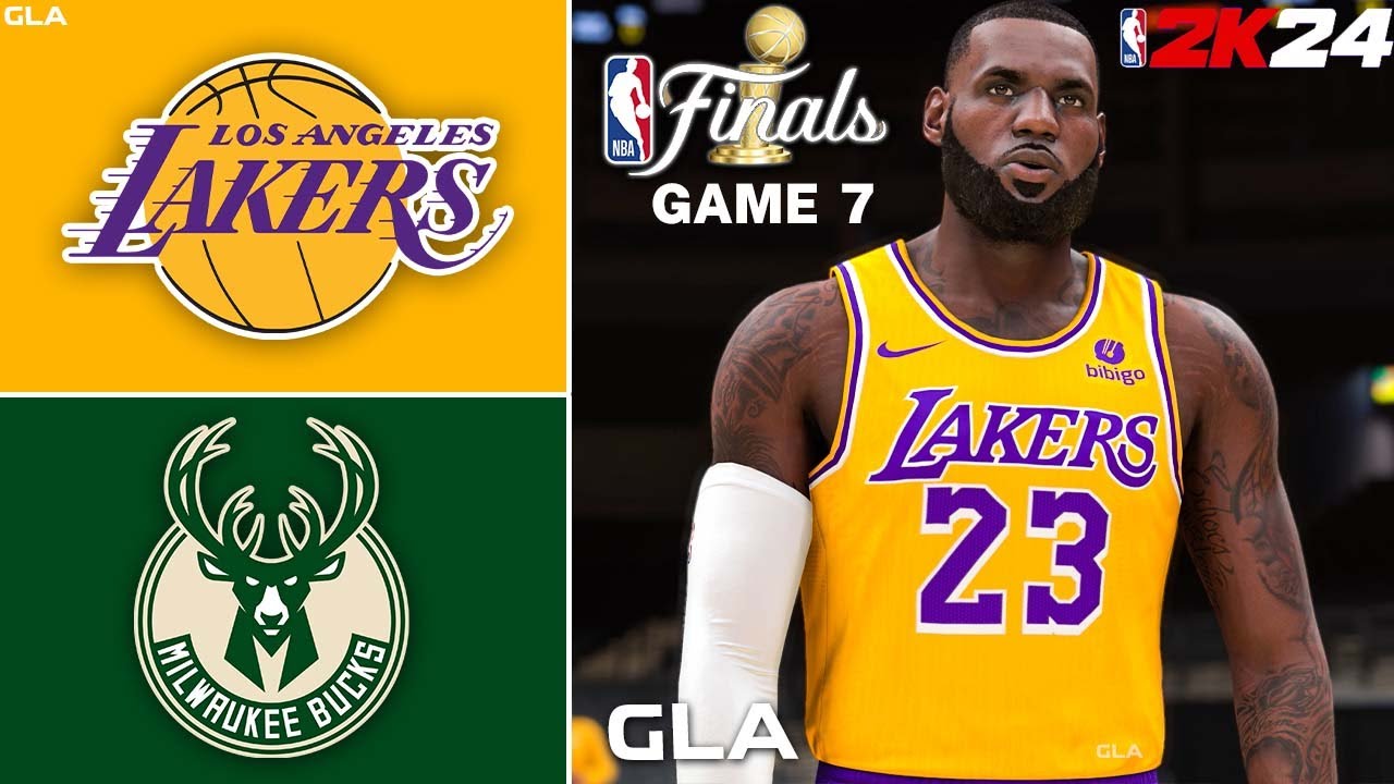 LAKERS vs. BUCKS | NBA Finals Game 7 Simulation | NBA 2K24 Gameplay PS5