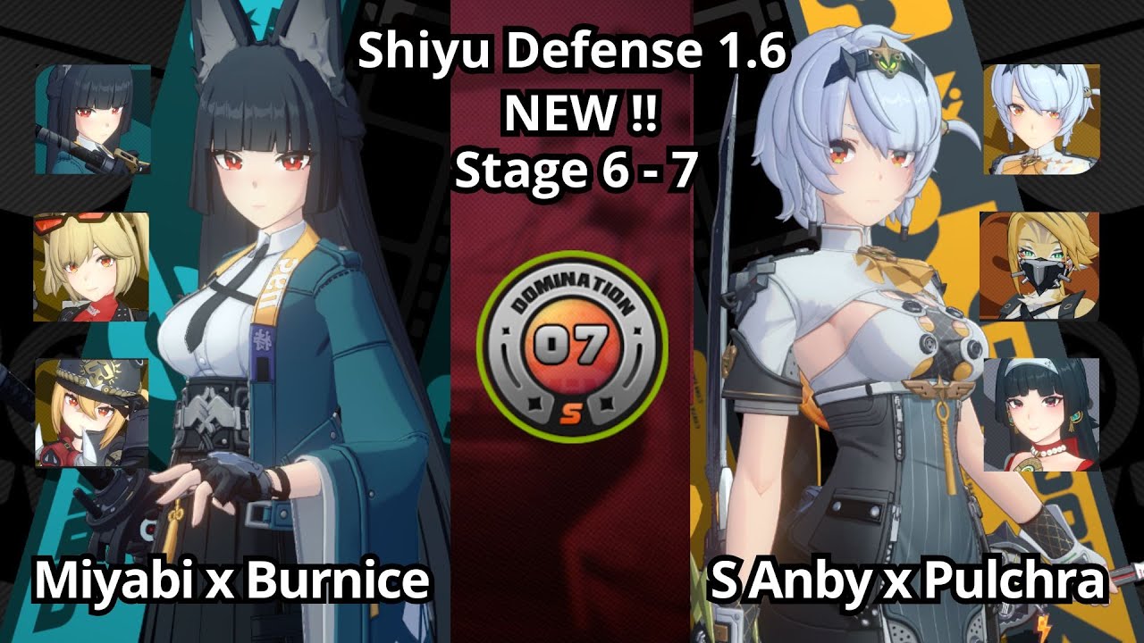 NEW !! M0 Miyabi Burnice & M0 S Anby Pulchra - Shiyu Defense Zenless Zone Zero 1.6
