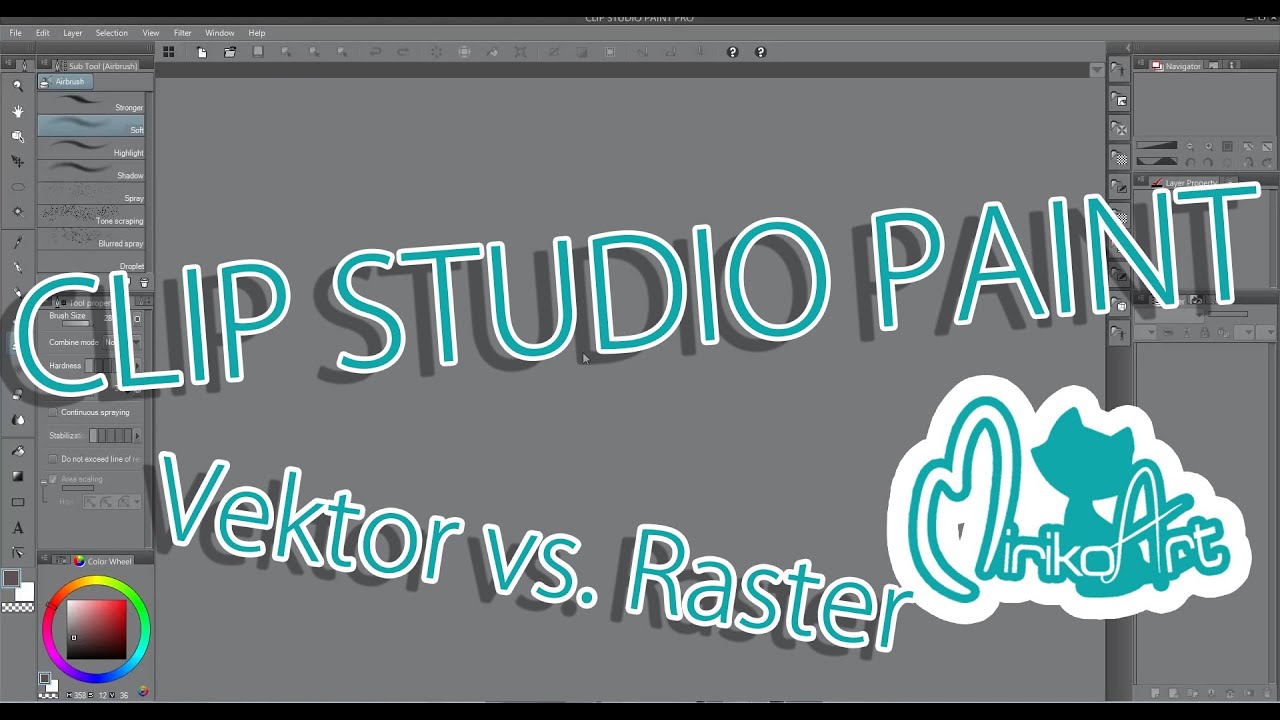 (CLIP STUDIO PAINT) Let's Tutorial Vektor vs. Raster und wunderschöne Kreise - by Miriko