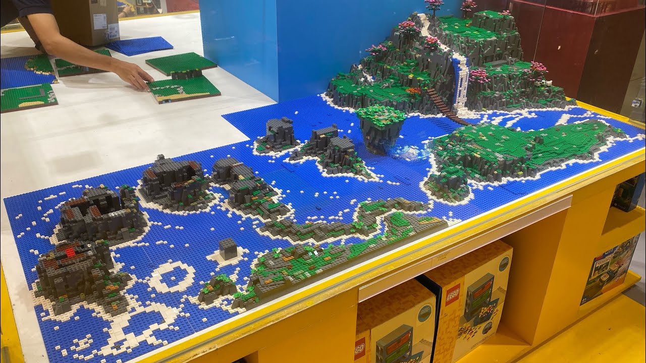 Lego Ninjago landscape - Behind the scene. #lego  #legoninjago #71813 #71814 #71819 #71822
