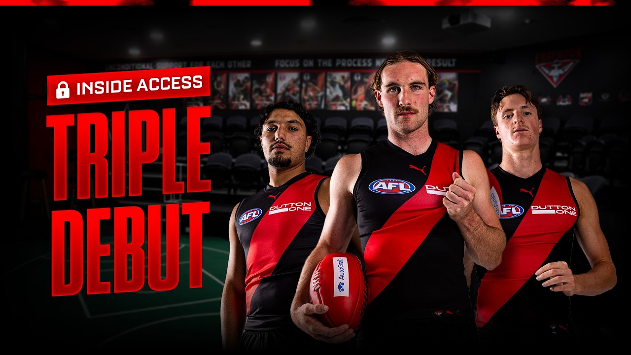 THREE new Bombers Cleared for Takeoff! 🔥🛫 Essendon’s Triple Debut Announcement!
