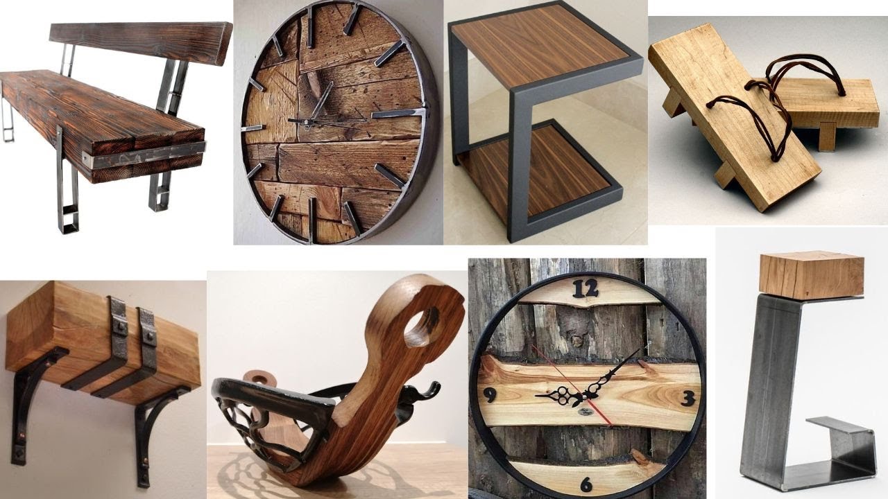 Timeless Fusion: Organic Meets Industrial in Reclaimed Wood & Metal Furniture & Décor Trends