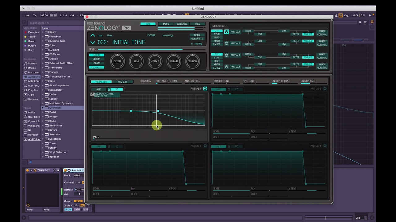 808 bass tutorial  - Roland Zenology Pro