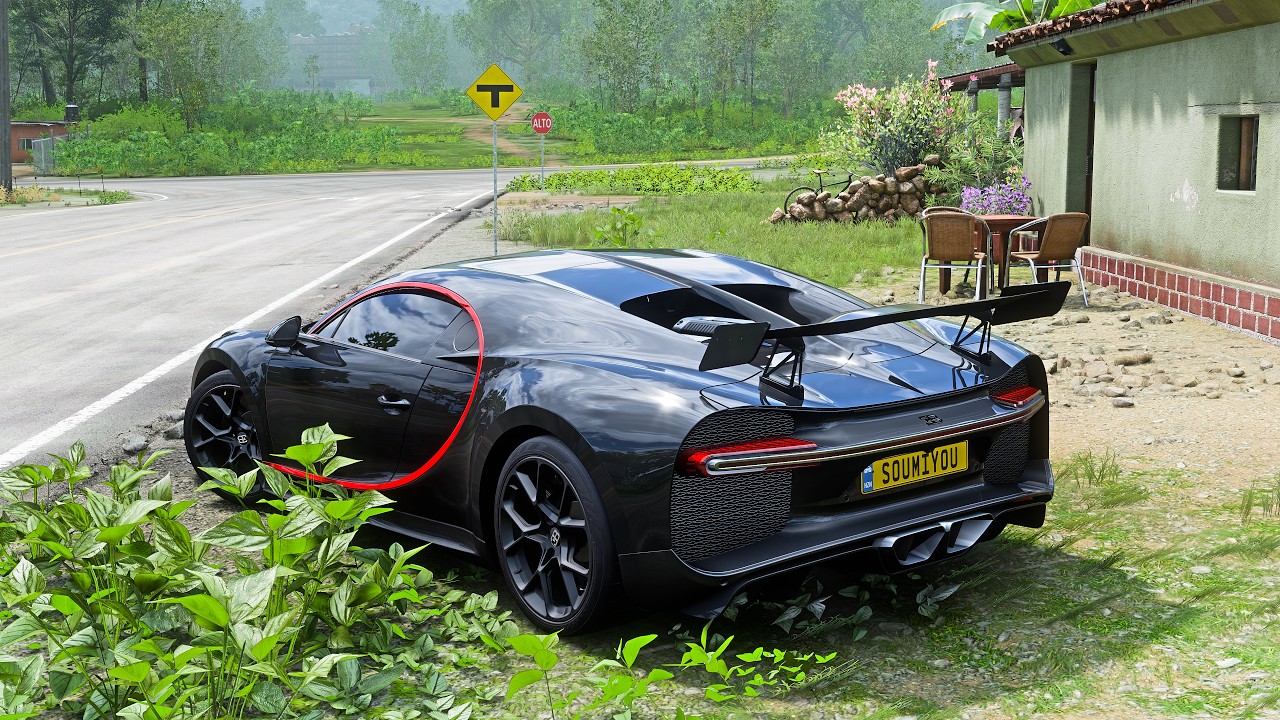 Bugatti Chiron 1350 HP | Forza Horizon 5 Logitech G29 Gameplay in 4K