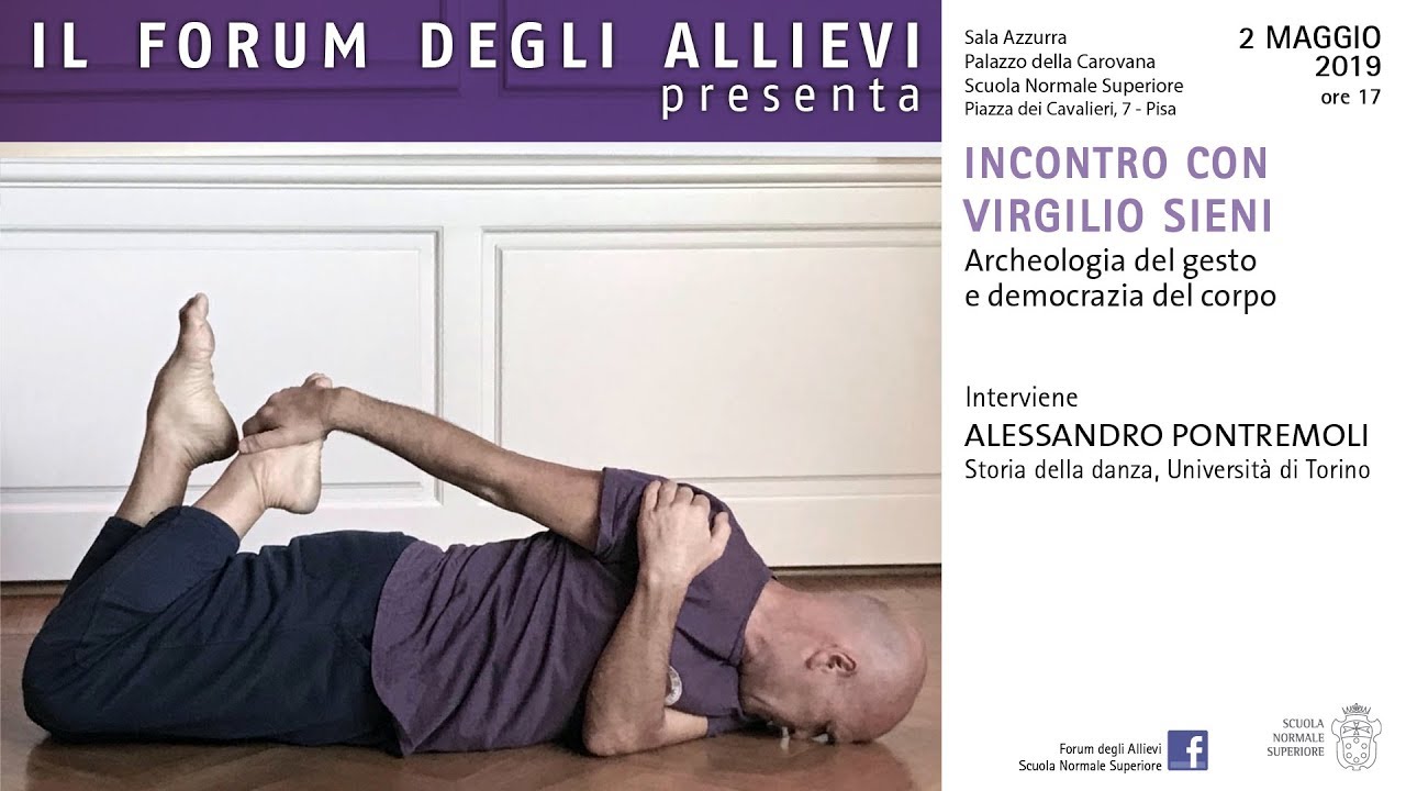 Incontro con Virgilio Sieni - 2 maggio 2019