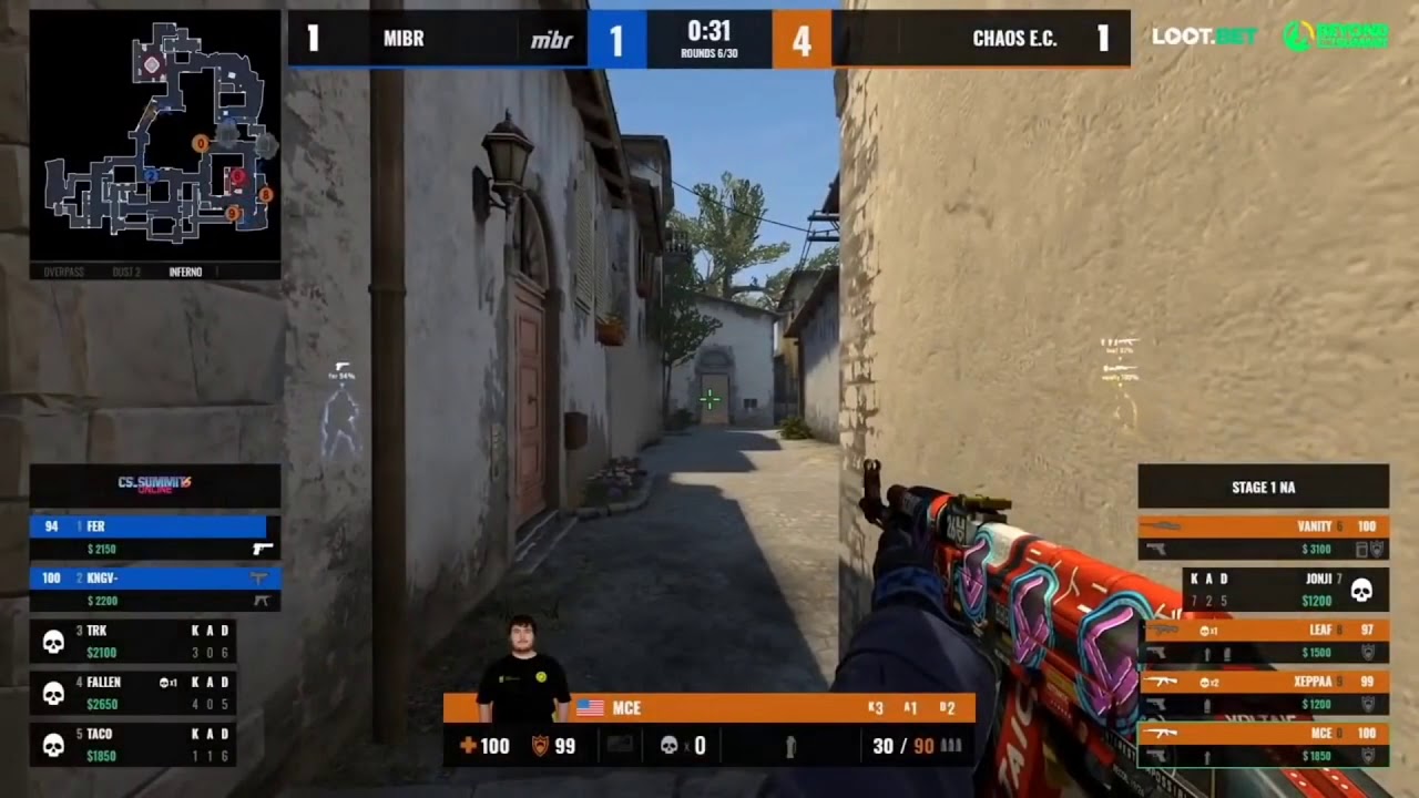 Cheat no Campeonato de CS GO Summit 6 (v&aacute;rios clipes dos jogadores da Chaos usando hacker)