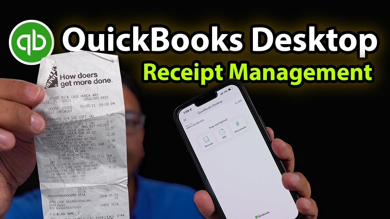 QuickBooks Desktop 2021/2022: Receipt Management