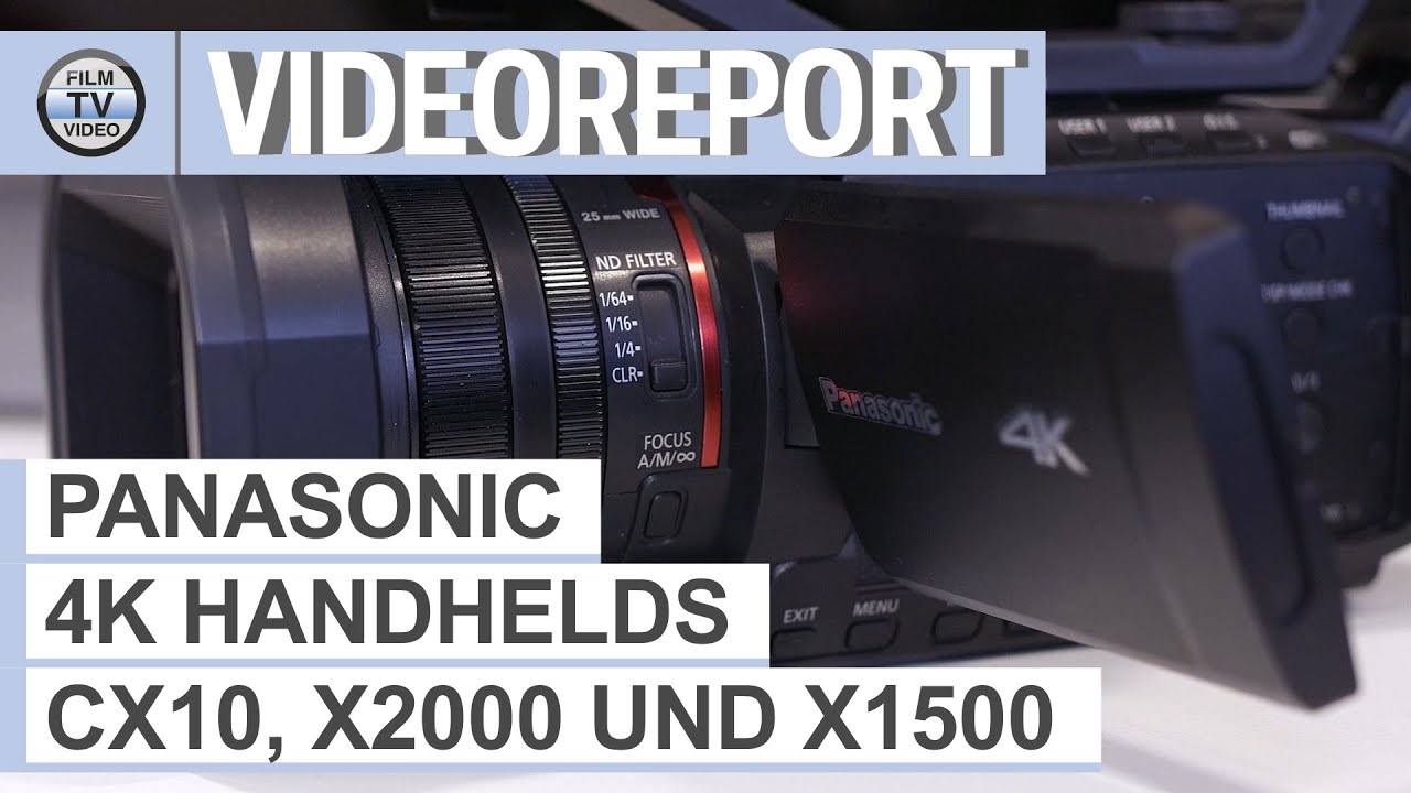 Panasonic X2000 und X1500: kompakte 4K-Profi-Camcorder