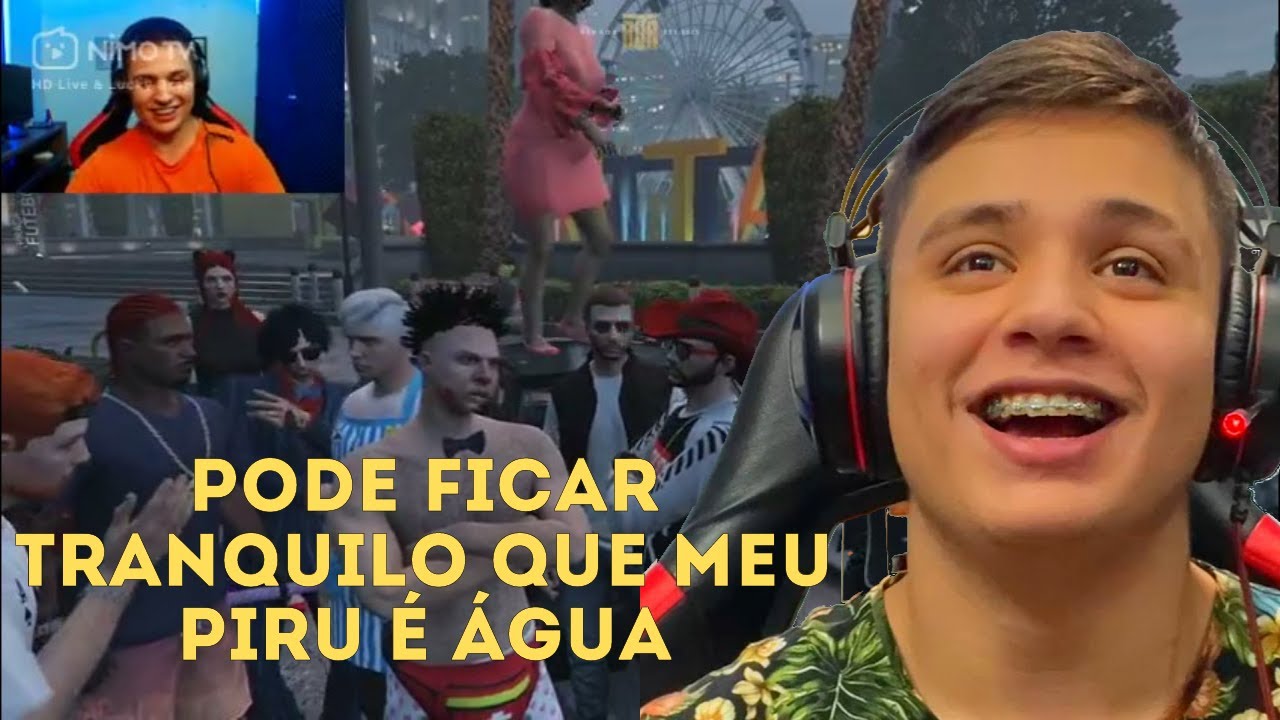 BATALHA DE RIMA NO CDA - PAULINHO O LOKO x CHICÃO DA BIELA (Clipadas da Live - GTA RP)