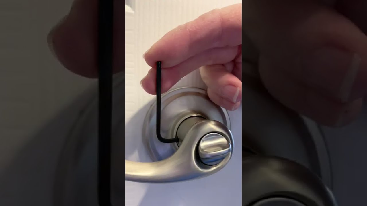 Replace a Broken Door Handle #shorts #diy #maintenance #homeownership #easy