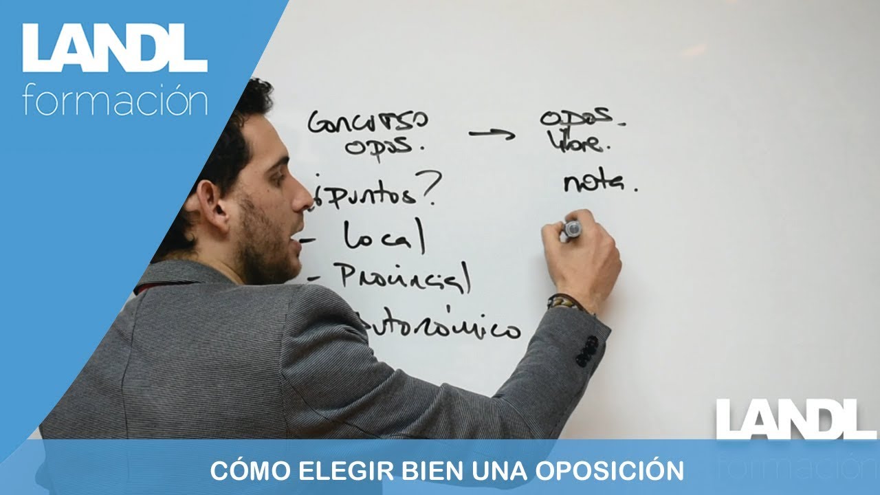 &iquest;C&oacute;mo elegir mi oposici&oacute;n?
