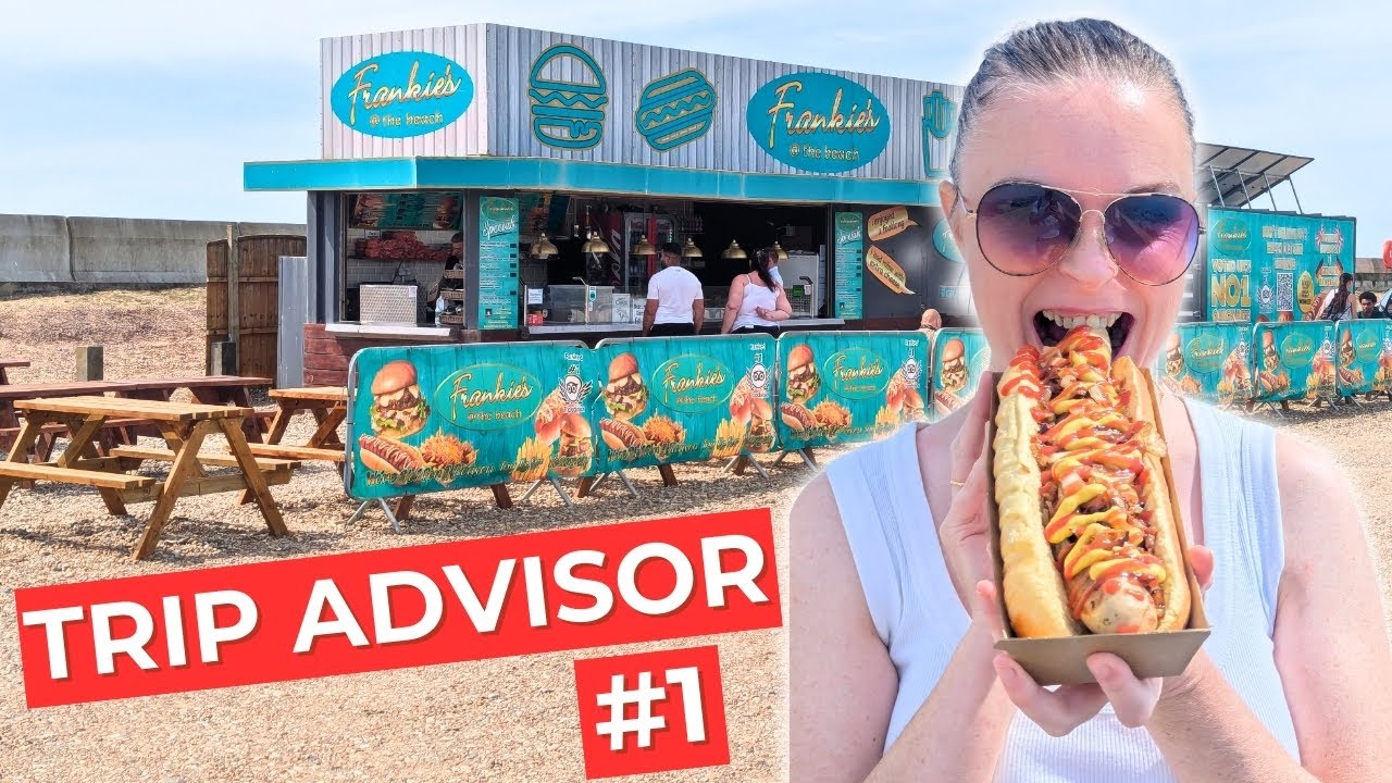 Trying the BEST Beach Food in the UK? Frankie’s at Camber Food Review