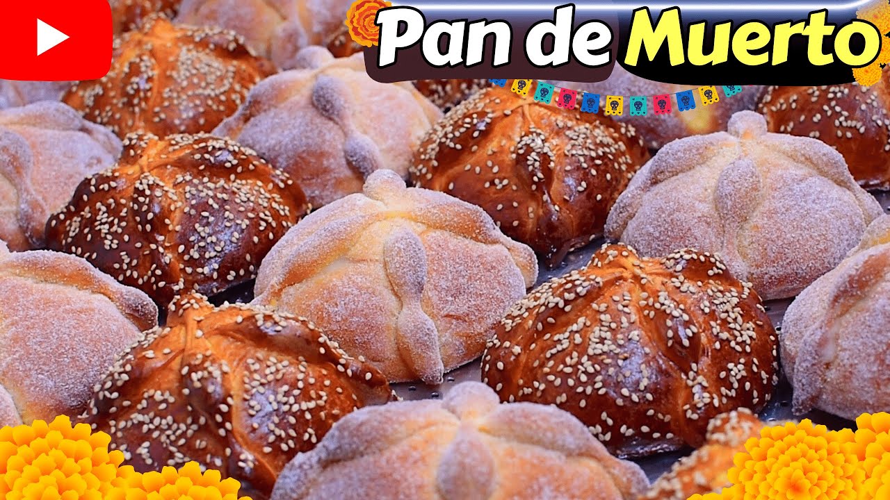 PAN de MUERTO|Receta de 1 KILO de Harina|22 Piezas Dulce Hogar Recetas 💕