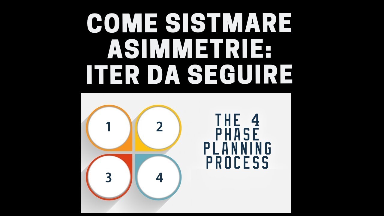 COME SISTEMARE LE ASIMMETRIE? ECCO L' ITER DA SEGUIRE!