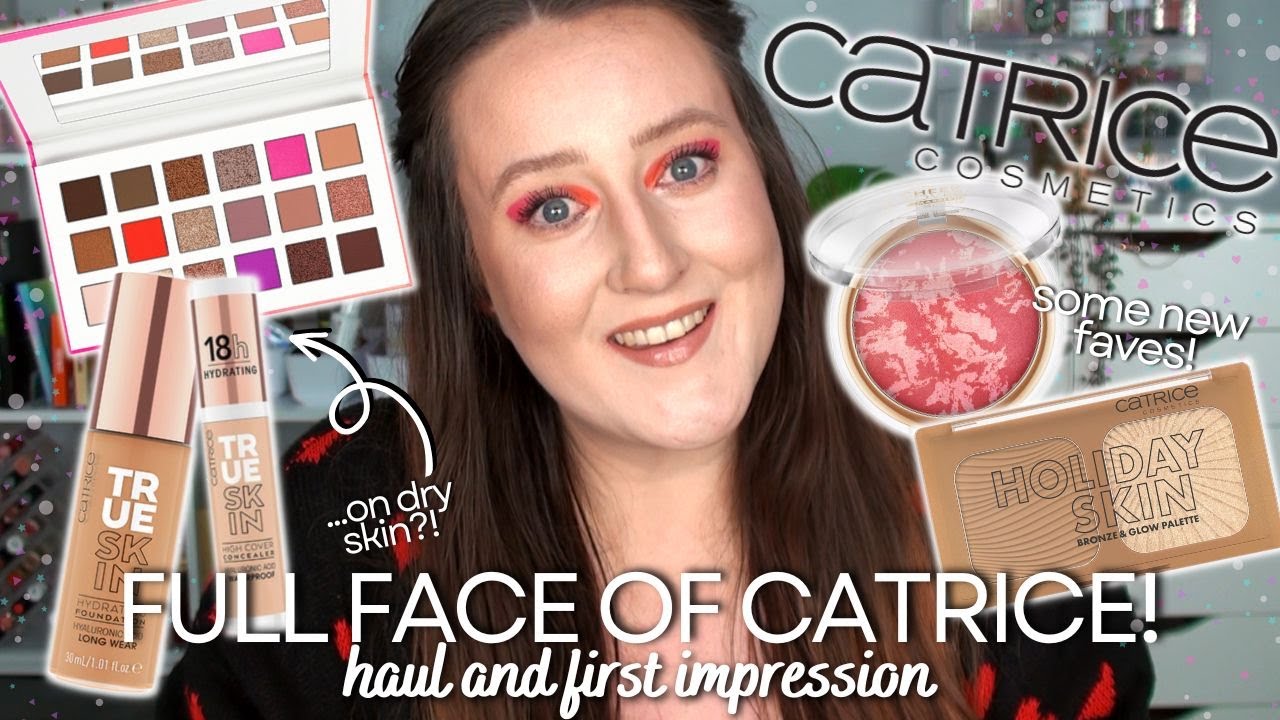FULL FACE OF CATRICE COSMETICS - Haul And First Impression Review Of American Makeup Brands!