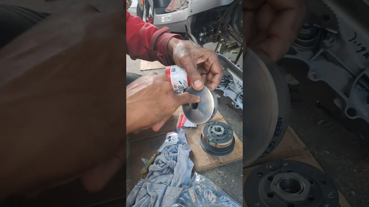 الصيانة تتطلب مهارة وحب وشغف. .. .         مع دراجة kymco نبدع ونستمر الجزء 1/2