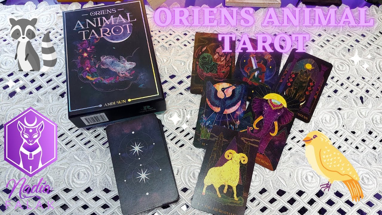 ORIENS ANIMAL TAROT 🦉 Unboxing y Primeras Impresiones ✨ Nadia Falak