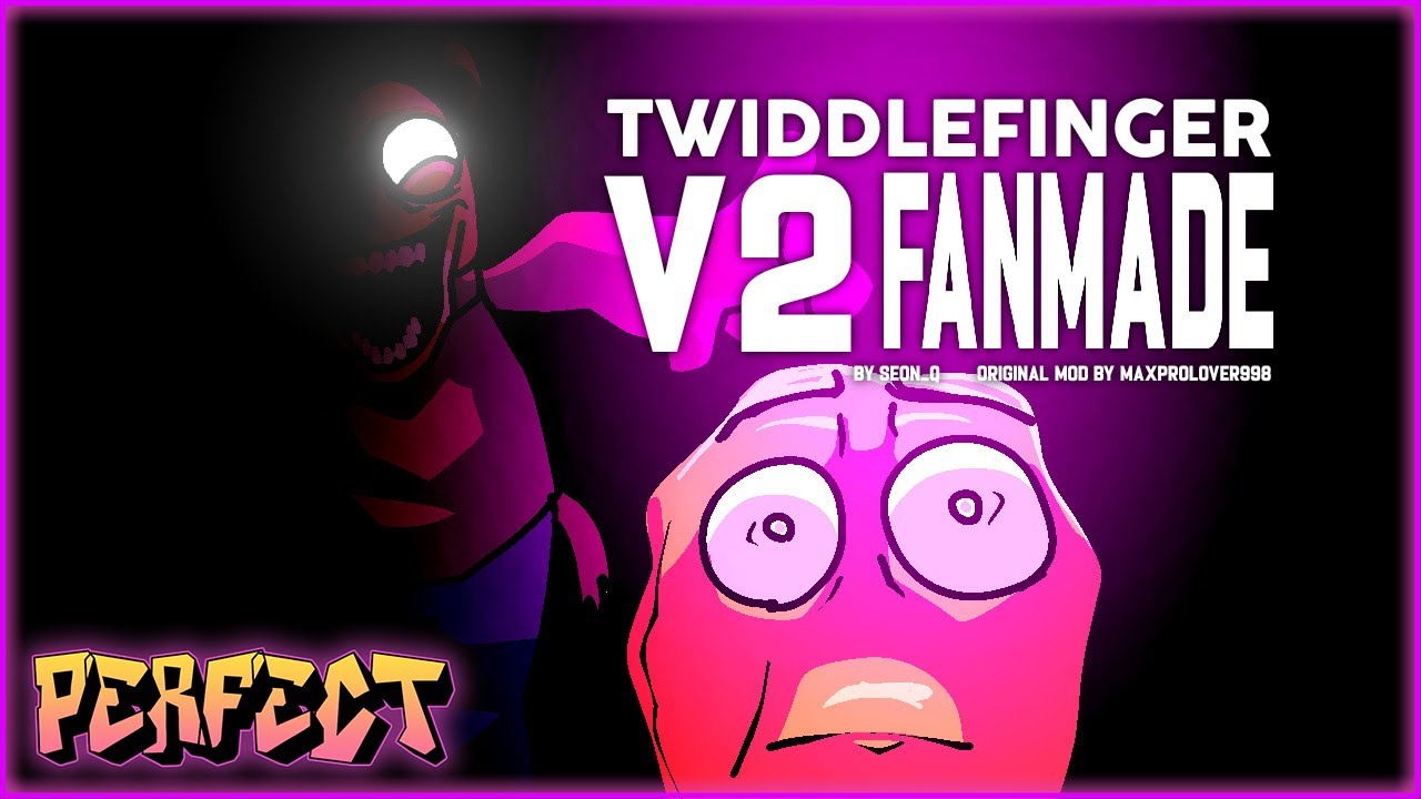 Twiddlefinger V2 (Great Fanmade Mod Of Kiwiquest's Remix!) - FNF Mod - Perfect Combo Showcase [HARD]