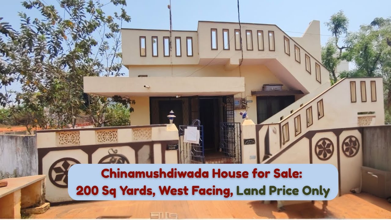 Chinamushdiwada House for Sale  200 Sq Yards, West Facing, Land Price Only