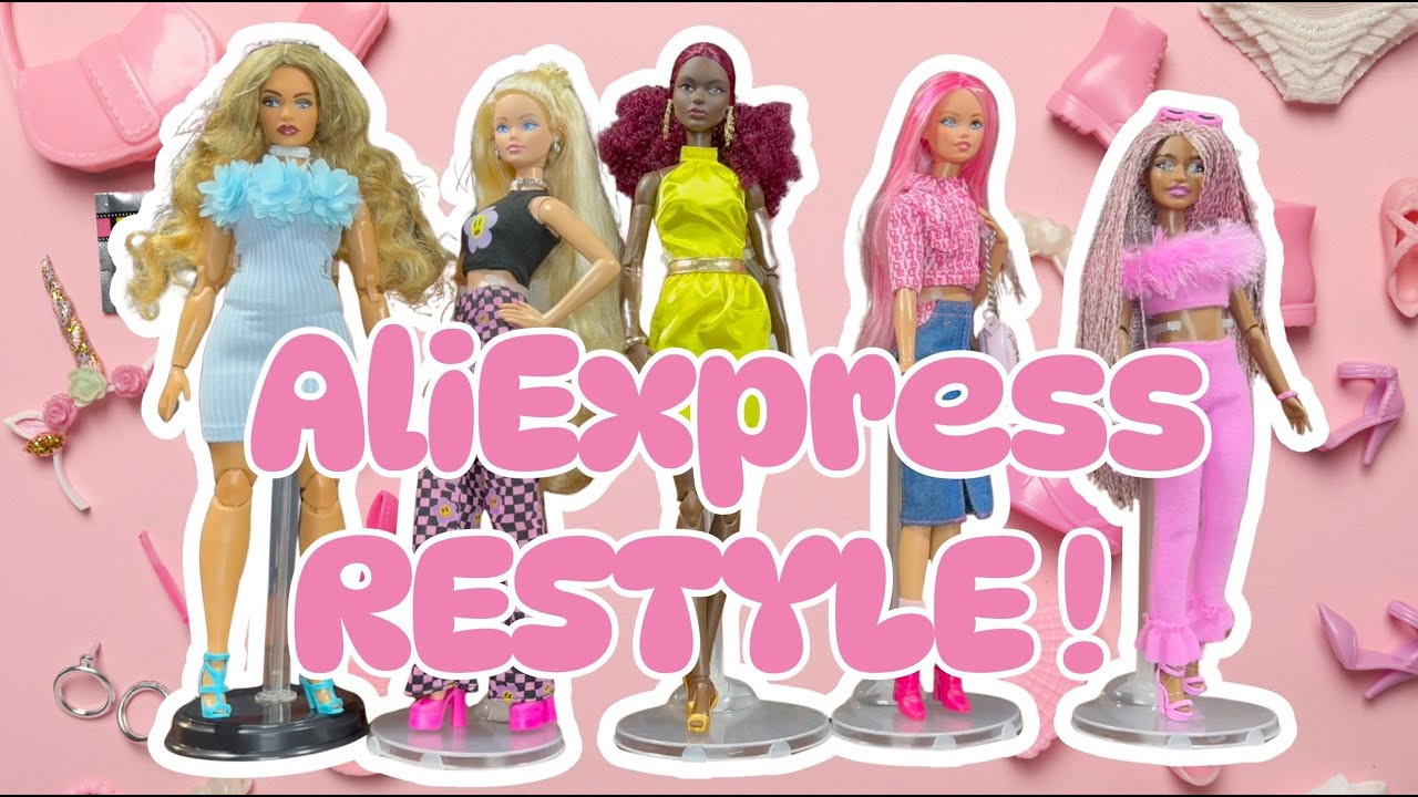 Better Than Mattel? AliExpress Barbie Clothes Haul and Try On!
