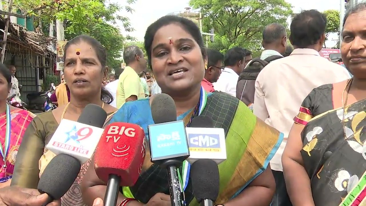 Chittoor: YSRCP Women Leaders protest against attacks on women