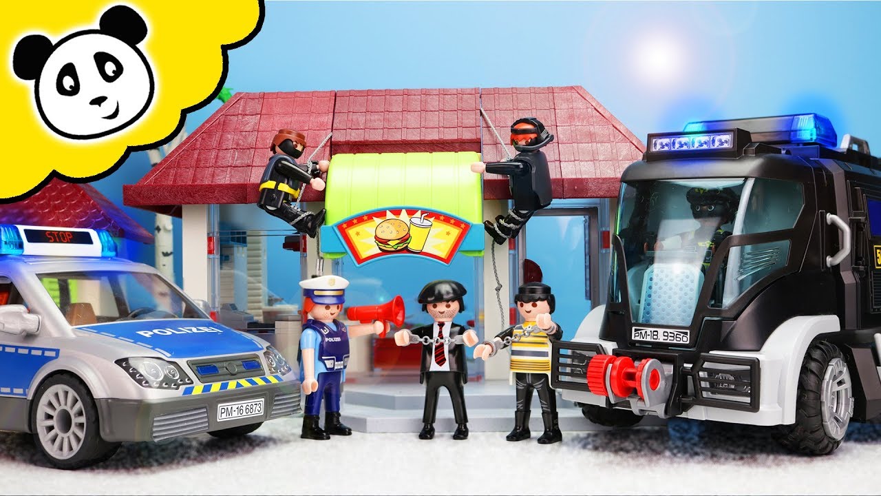 Playmobil Polizei - SEK Einsatz im Imbiss! Playmobil Film