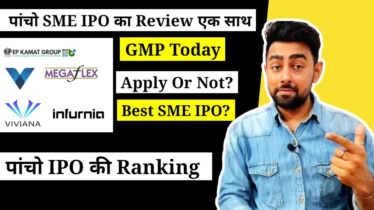 सारे SME IPO का Review | पांचो SME IPO की Ranking | Apply Or Not? | Jayesh Khatri