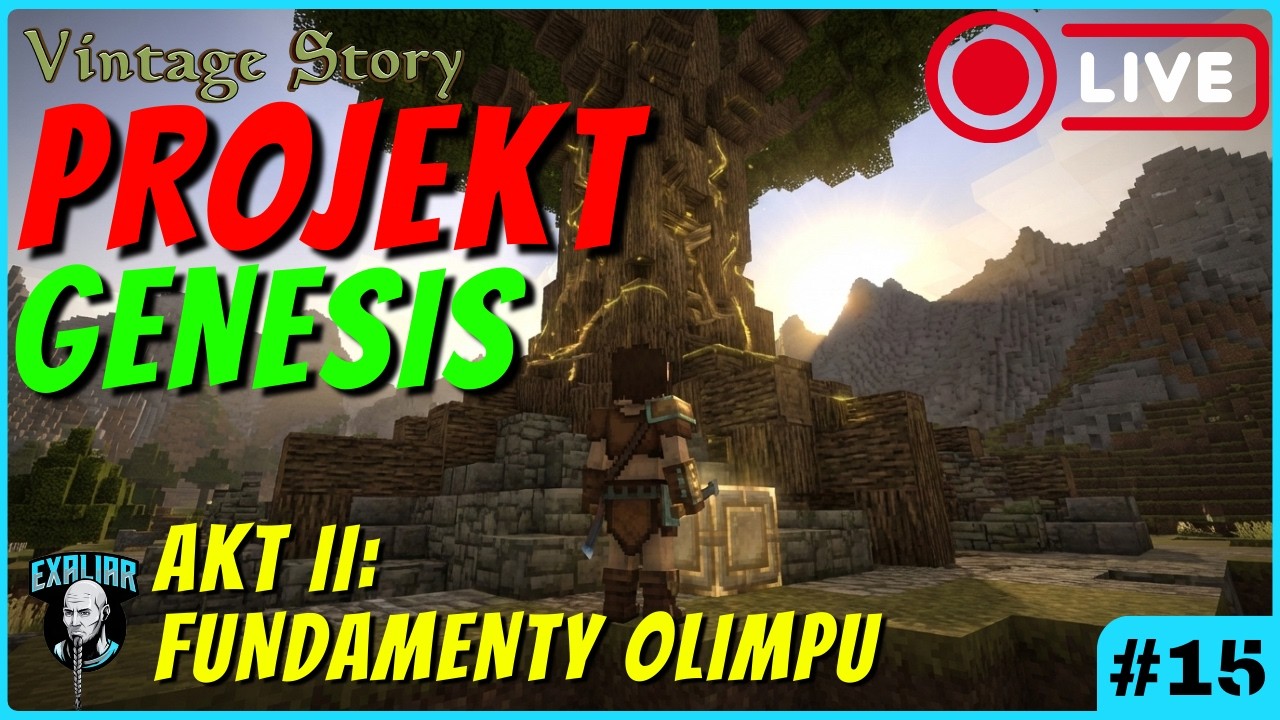 AKT II: Fundamenty Olimpu | Vintage Story - Projekt Genesis | #15 | GAMEPLAY PL LIVE