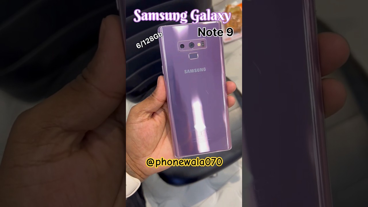 Samsung Galaxy Note 9 Purple 🟣 | 6GB RAM 128GB Storage | Sirf ₹10,999 😱 Best Deal!