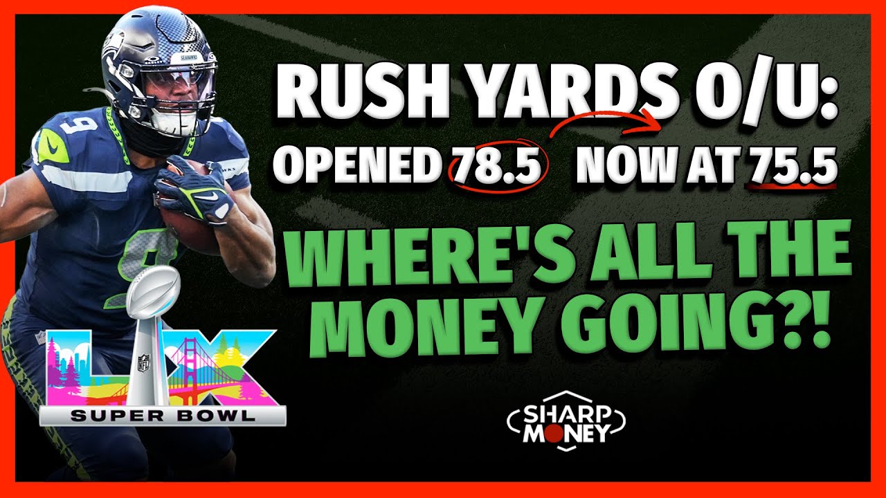 Sharps are hammering Super Bowl LX props early and the odds are changing!