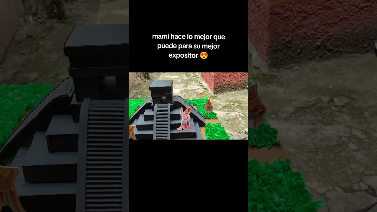 pir&aacute;mide Maya #maqueta
