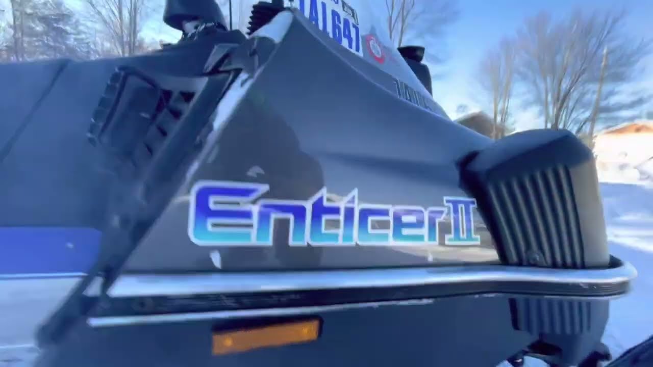 Tokyo drift with my 1992 Yamaha Enticer 2 410