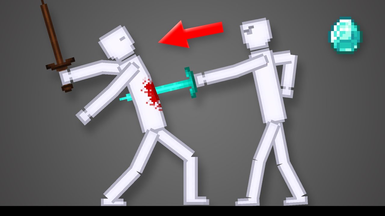 People Playground Minecraft Swords..