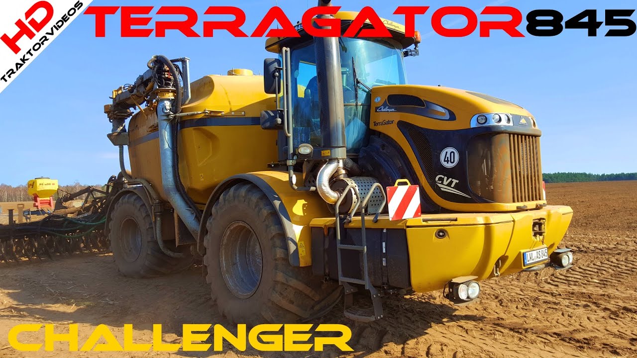 Challenger Terra Gator TG 845 CVT & Fendt 930 @ Annaburger 21 кубических жидкого навоза