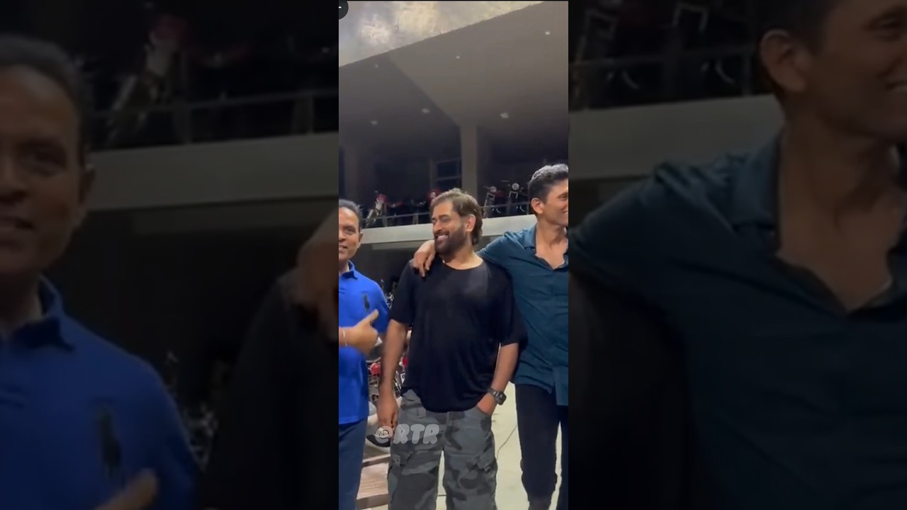 MS dhoni bike collection in his house | garage view | #shorts